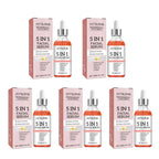 Jaysuing 5-in-1 Hydrating Vitamin C Serum | Jaysuing Hyaluronic Acid Collagen Brightening Serum | Jaysuing Pore Refining Face Serum 5-in-1 | Vitamin C + HA + Collagen Daily Face Serum | Brightening &amp; Pore Minimizing 5-in-1 Serum | Hydrating Collagen Boost Vitamin C Serum | Skin Brightening Hyaluronic Acid Serum Jaysuing | All-in-One Face Serum: Hydrate, Brighten, Firm, Refine | Lightweight Vitamin C HA Serum for Pore Control | Multi-Action 5-in-1 Face Serum by Jaysuing.