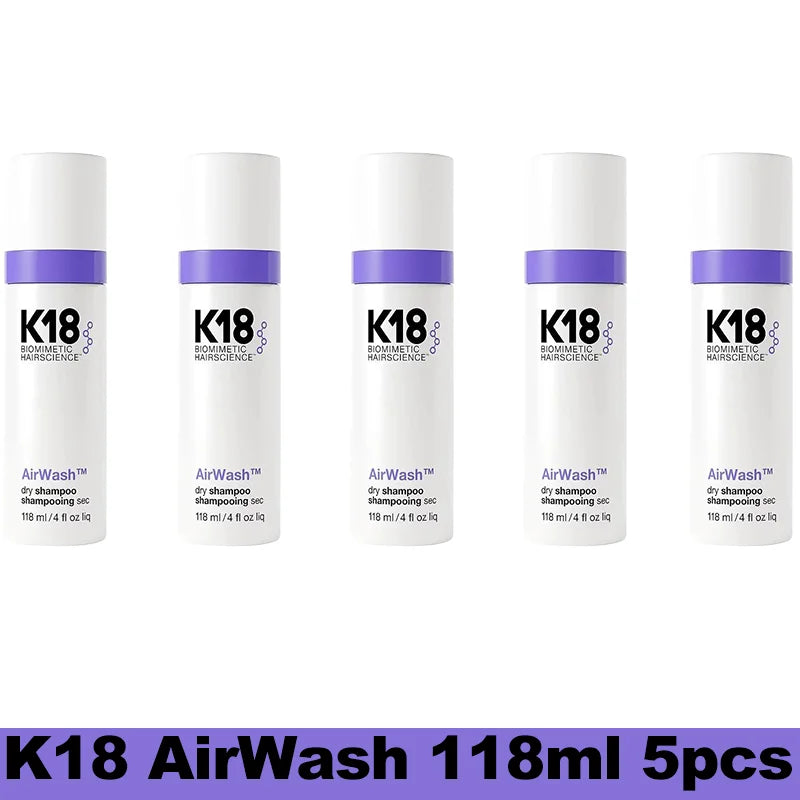 K18 Dry Shampoo | K18 AirWash Shampoo | K18 Non-Aerosol Dry Shampoo | K18 Oil Control Dry Shampoo | K18 Refreshing Hair Wash | K18 Scalp Balance Shampoo | K18