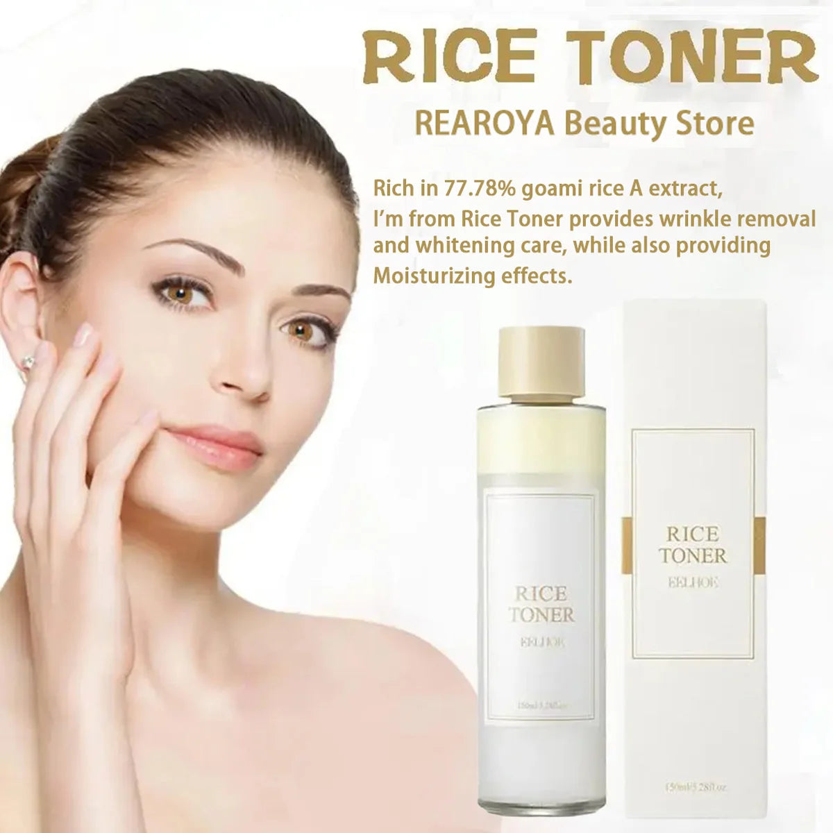 
Hydrating Rice Toner | Rice Moisturizing Toner 150ml | Rice Water Facial Toner | Brightening Rice Toner | Rice Firming Toner | Soothing Rice Toner | Rice Barrier Repair Toner | Rice Skin Glow Toner | Rice Essence Toner | Rice Hydration Face Toner