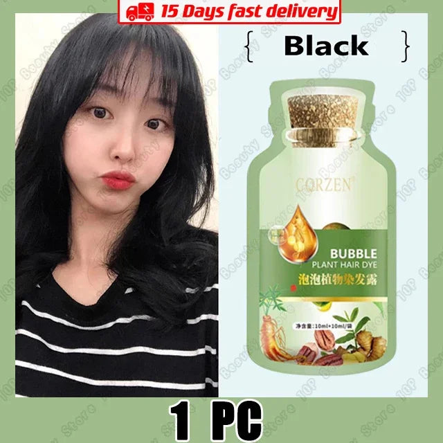 Pure Natural Herbal Hair Dye Shampoo