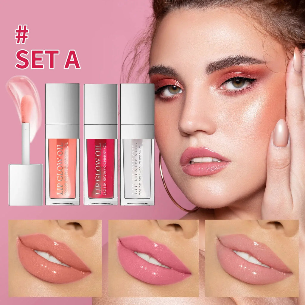 Crystal Jelly Plumping Lip Oil Set