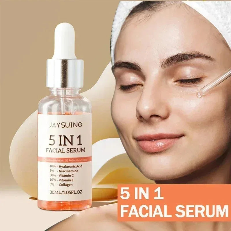 Jaysuing 5-in-1 HA + Vitamin C Face Serum