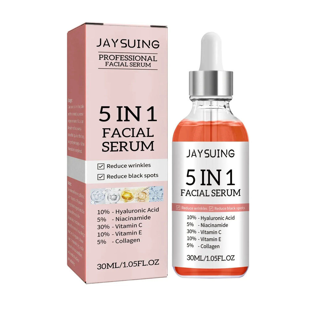 Jaysuing 5-in-1 HA + Vitamin C Face Serum