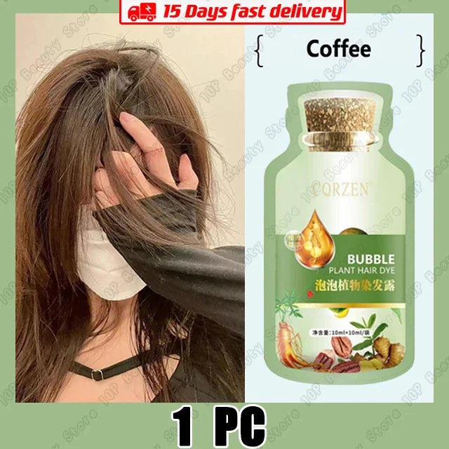 Pure Natural Herbal Hair Dye Shampoo