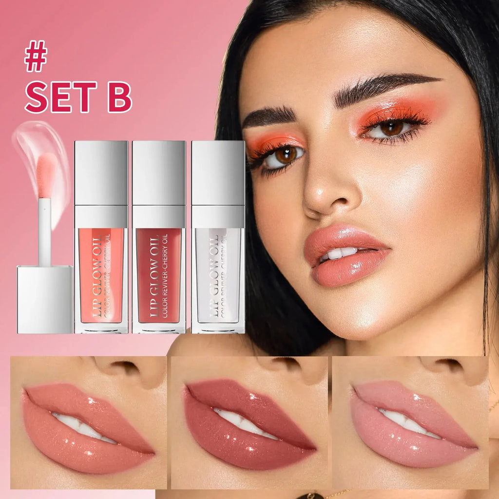 Crystal Jelly Plumping Lip Oil Set