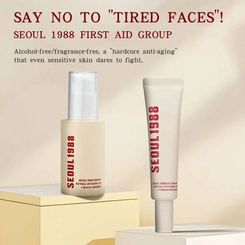 Korean Seoul 1988 Retinal + Black Ginseng Anti-Aging Set