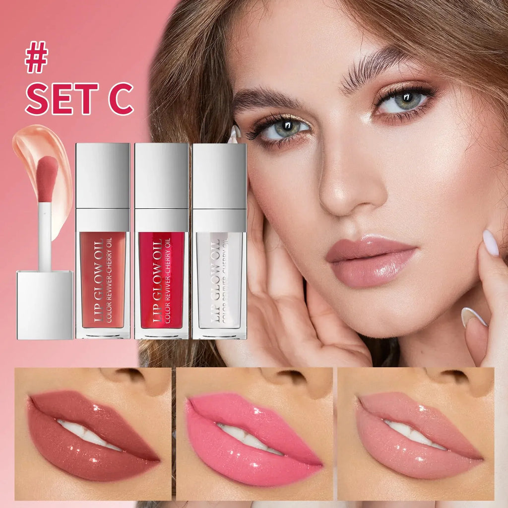 Crystal Jelly Plumping Lip Oil Set