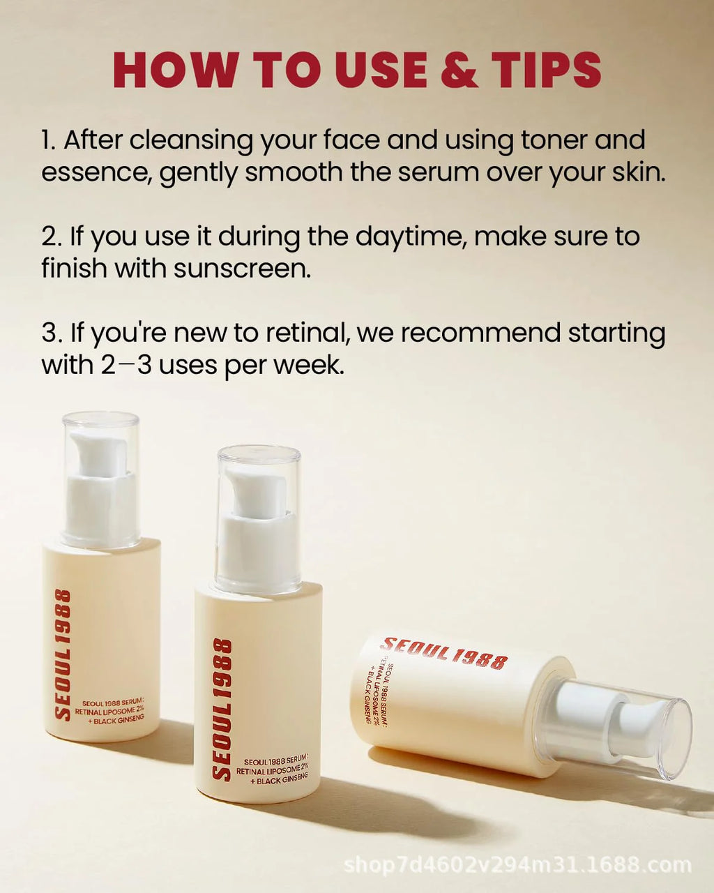 Korean Seoul 1988 Retinal + Black Ginseng Anti-Aging Set