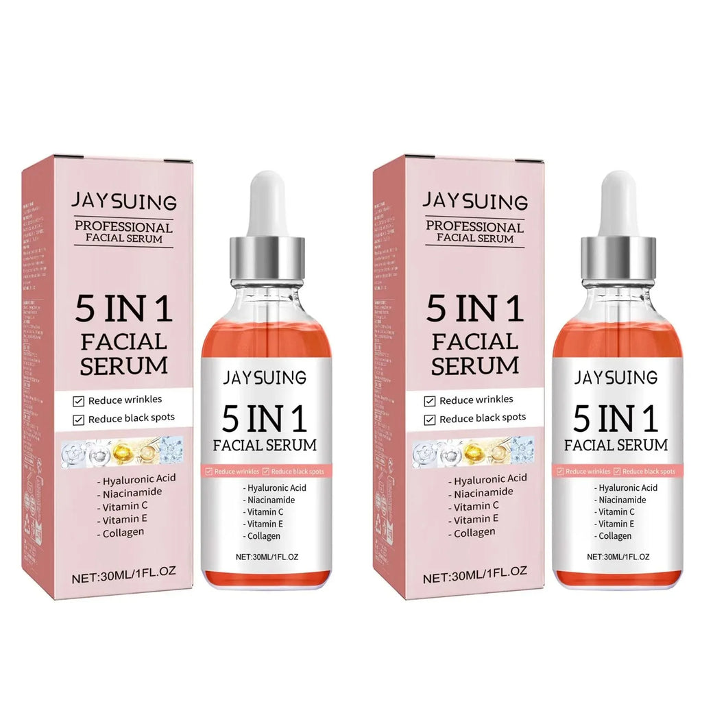 Jaysuing 5-in-1 HA + Vitamin C Face Serum