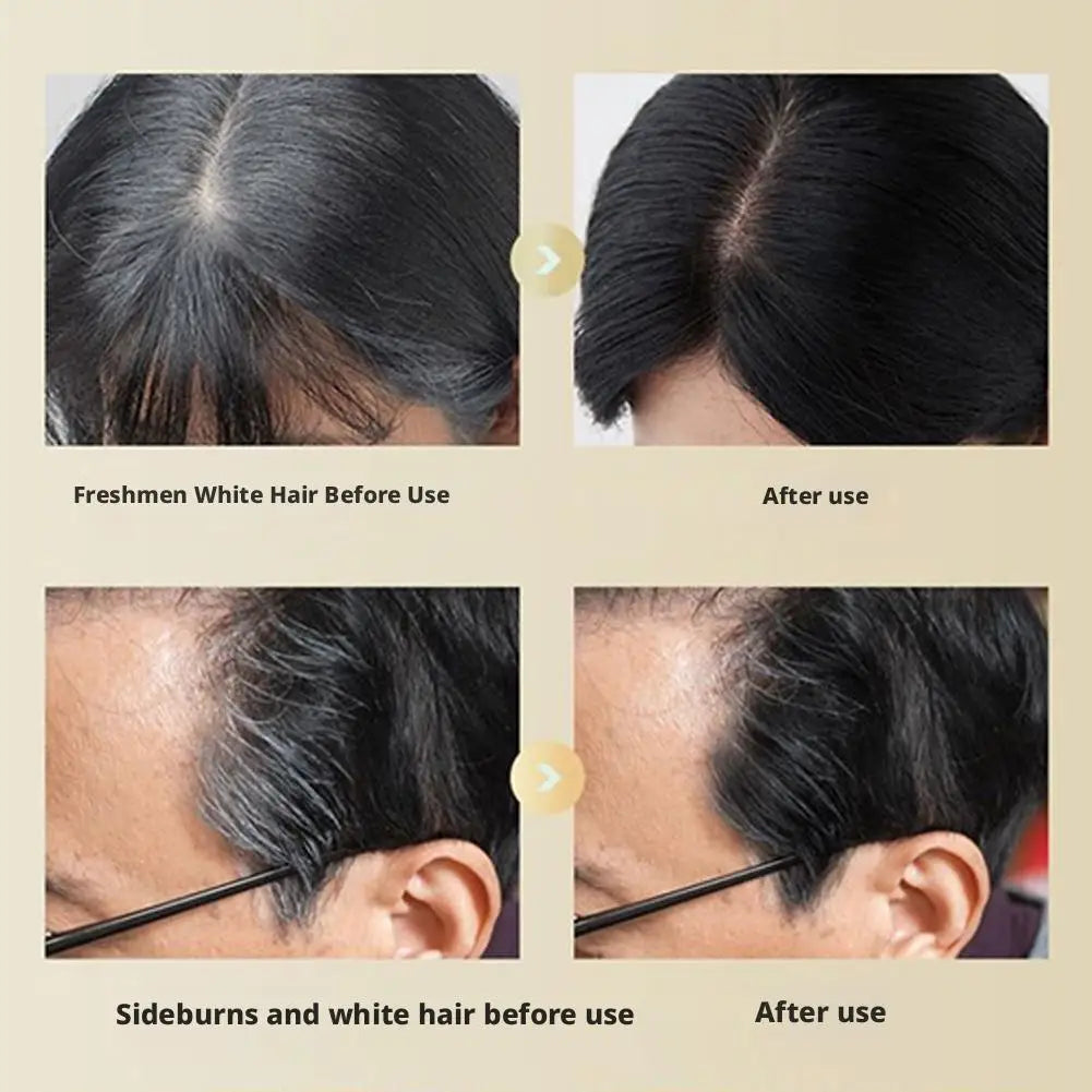 2-in-1 Instant Hair Dye Comb – Gray Coverage Touch Up