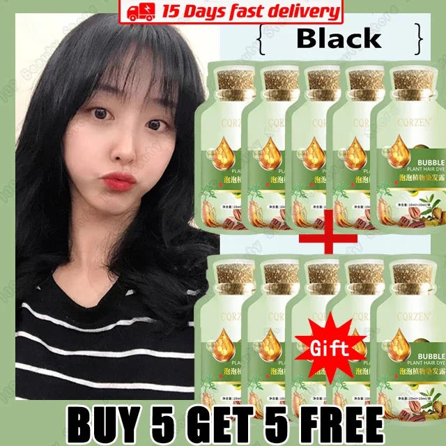 Pure Natural Herbal Hair Dye Shampoo