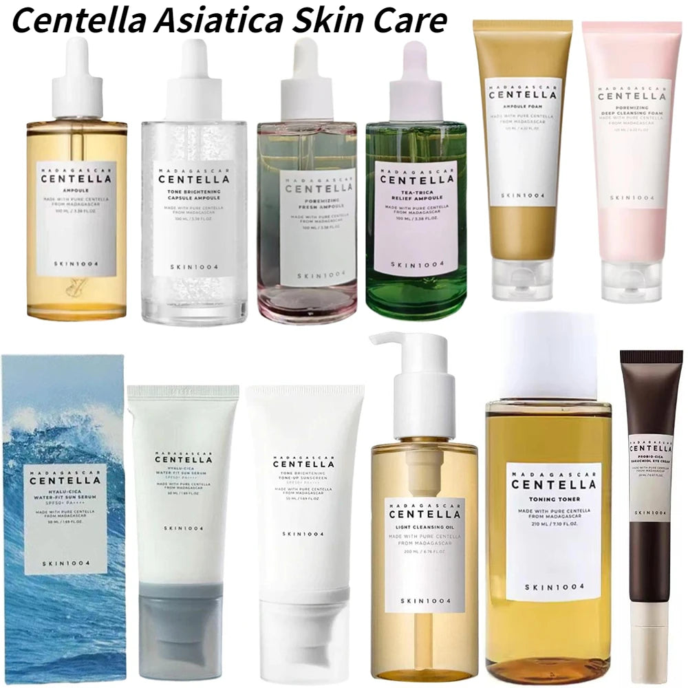 Centella Asiatica Skincare Set – Essence, Eye Cream, Cleanser & More